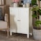 Baxton Studio Thelma White Finished 2-door Wood Multipurpose Storage Cabinet 163-10300 - alternate 8